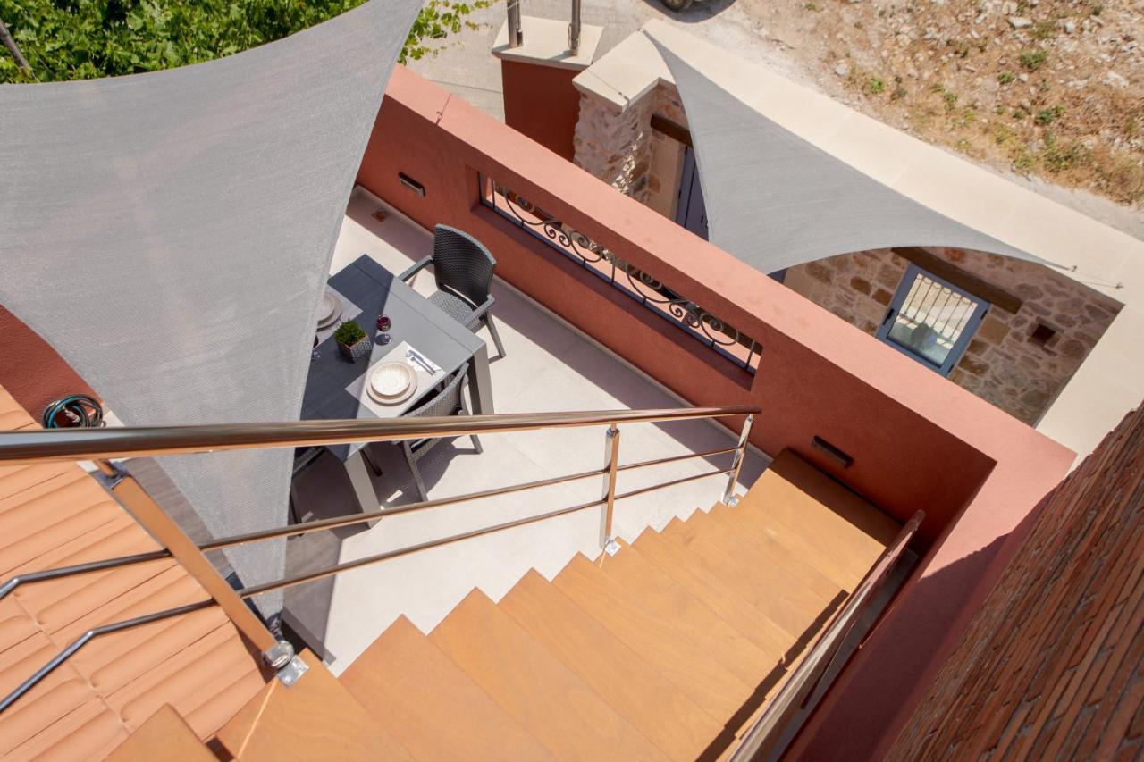 הוילה פלטניאס Mouse House With Sea View And Mini Pool מראה חיצוני תמונה