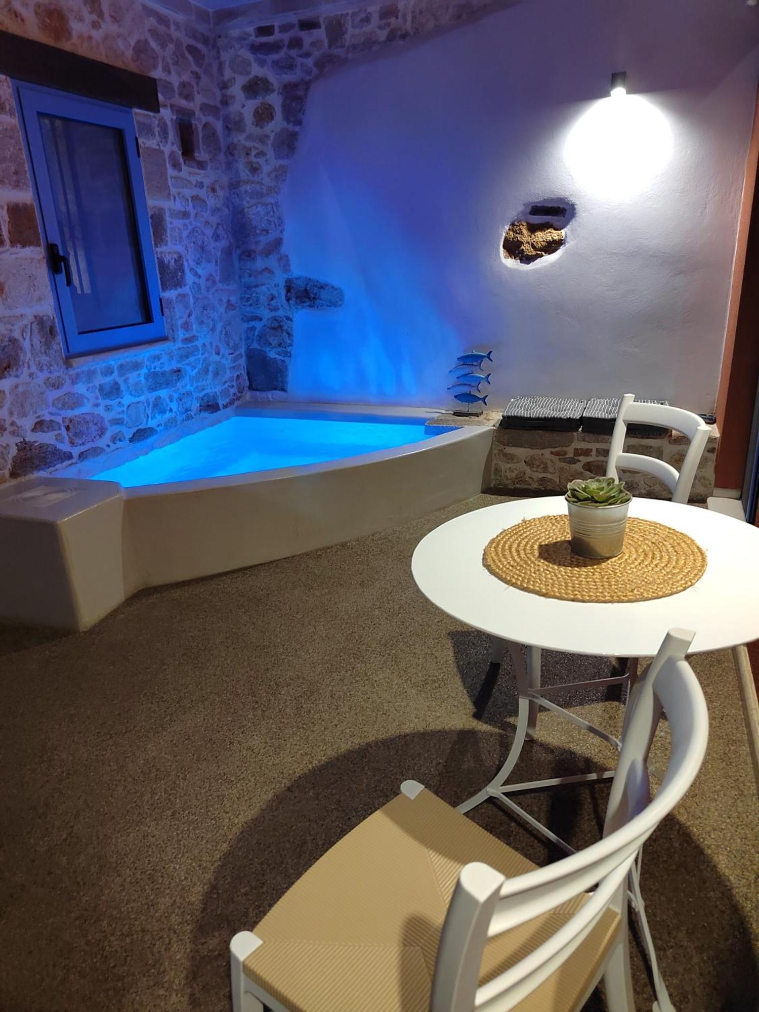 הוילה פלטניאס Mouse House With Sea View And Mini Pool מראה חיצוני תמונה
